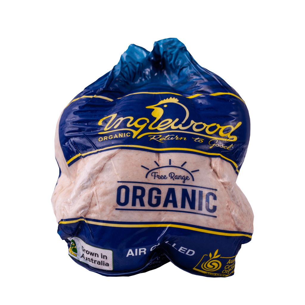Organic Chicken Whole - Fresh - Large - 1.8kg Minimum- Inglewood